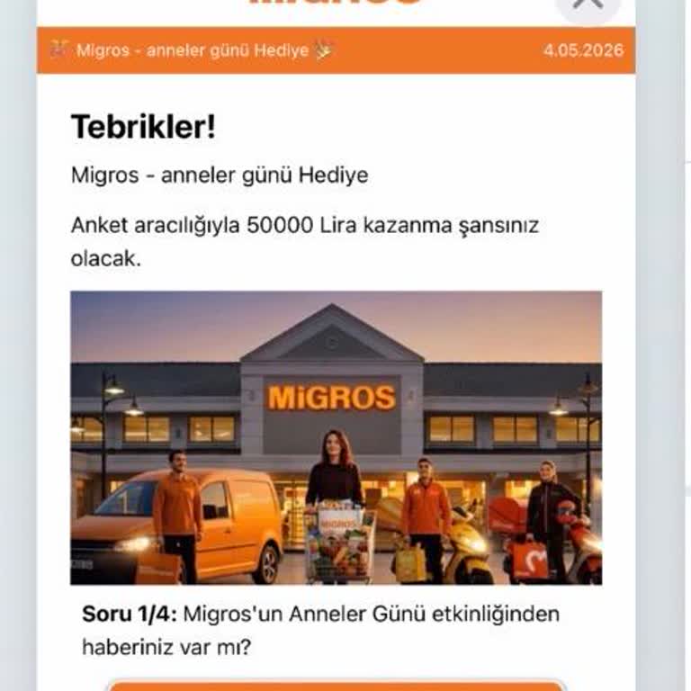 Migros’un Sahte Anneler Günü Kampanyası Ve Hızlı İnceleme Talebi
