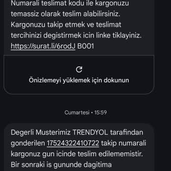 Sürat Kargo'da Serik Teslimatının Sürekli Gecikmesi Ve Belirsiz Bilgilendirme