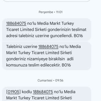 Adres Hatası Nedeniyle Kargonun Teslim Edilmemesi Ve Sürekli Ertelemeler