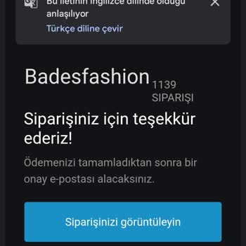 Badesfashion Sipariş Onayı Gelmedi, Ücret İadesi Bekleniyor