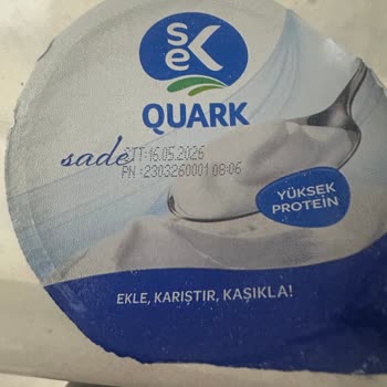 Küflü Quark Ürünü Getir'den Teslim Edildi