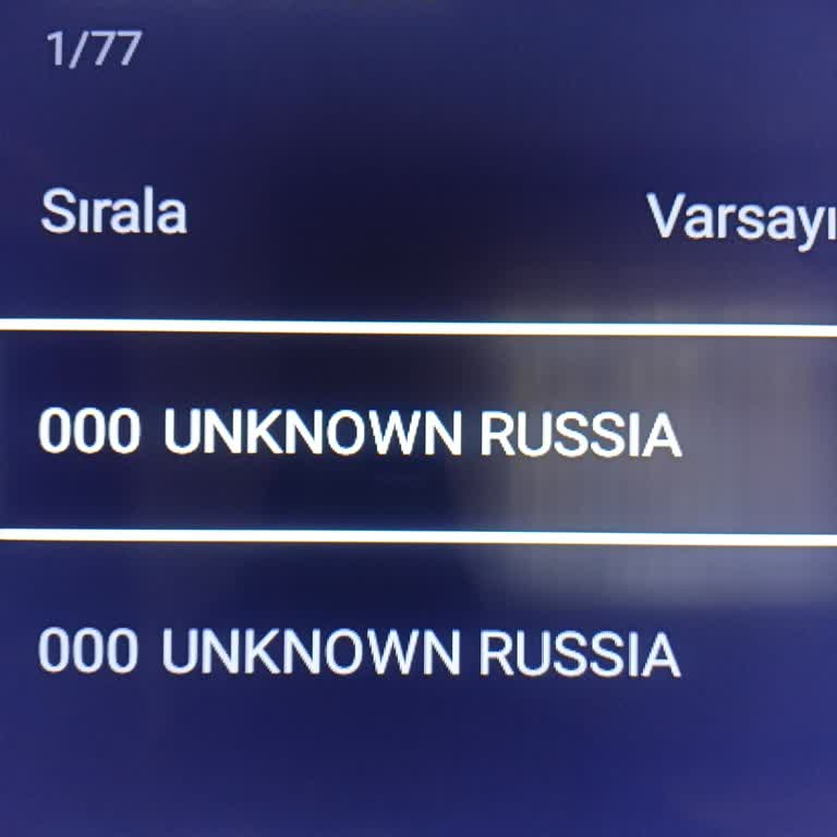 Onvo 42OV6000F Kanal Listesinde 000 Görünmesi Ve Otomatik Kanal Ekleme Sorunu