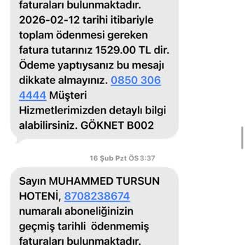 Göknet’ten Alınmayan İnternet İçin Haksız Fatura Ve Borç Artışı