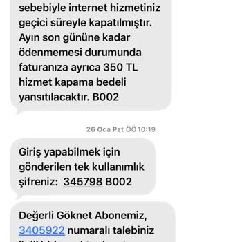Göknet’ten Alınmayan İnternet İçin Haksız Fatura Ve Borç Artışı