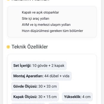 Hayal Trafik 4 Metre Olması Gereken Üründen Eksik Olan 20 Cm’lik Parça