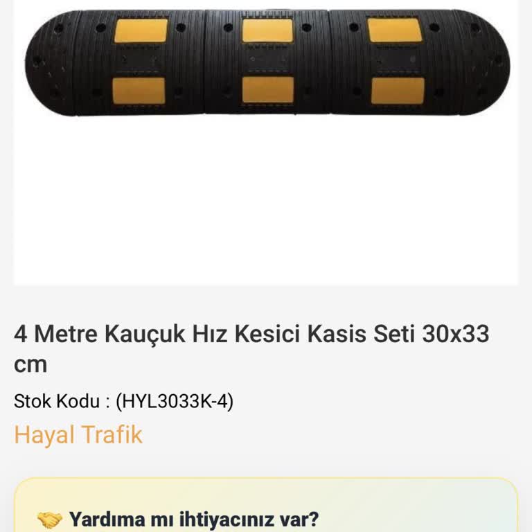 Hayal Trafik 4 Metre Olması Gereken Üründen Eksik Olan 20 Cm’lik Parça