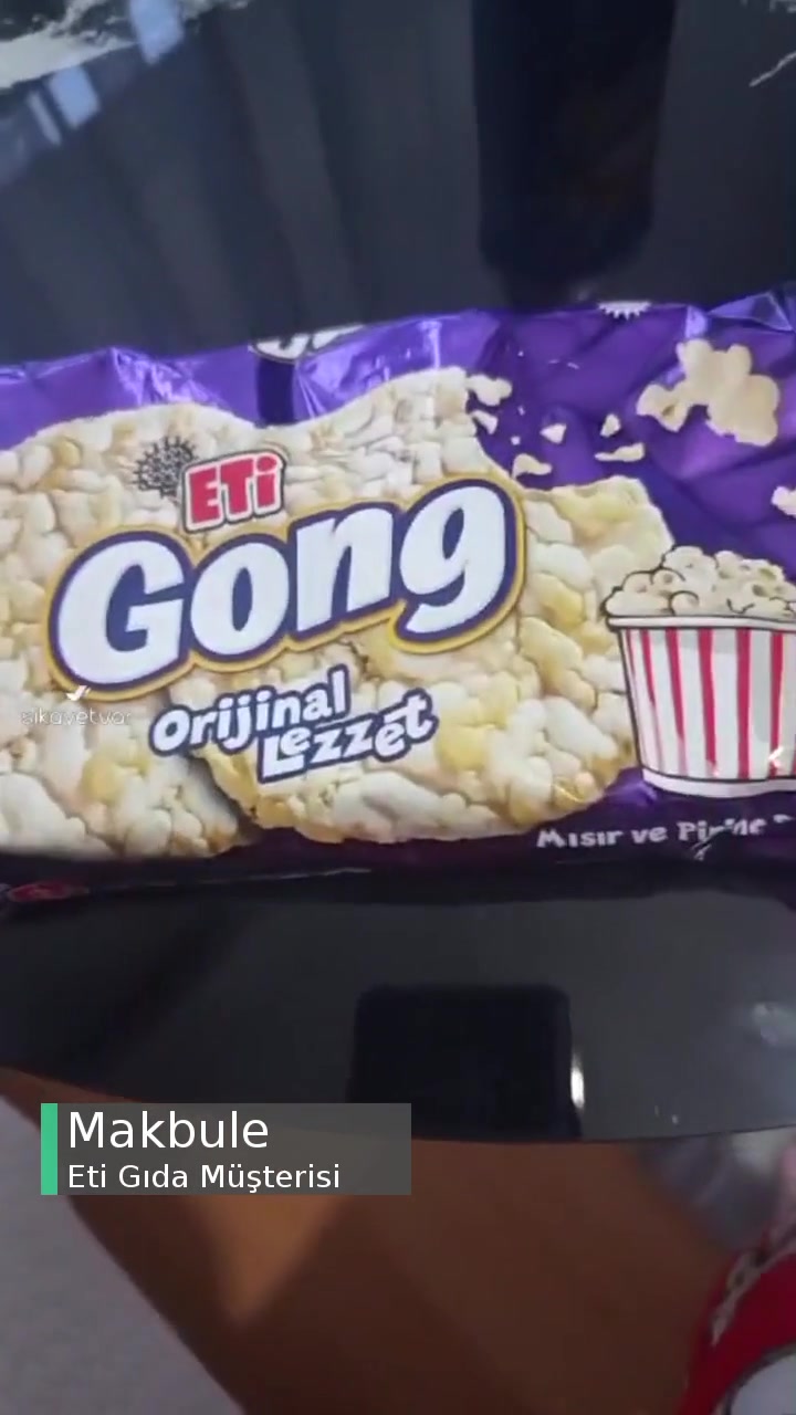 Eti Gong Paketi Açtım Bir Isırık Sonra Bıraktım Bayat Çünkü videonun kapak resmi
