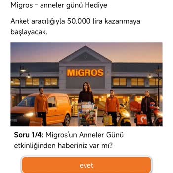 Migros'tan Sahte Anneler Günü Kampanyası Ve Paylaşım Talebi