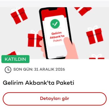 Akbank Mobil Uygulamasında Gelirim Akbank’ta Kampanyasında Hak Edilen Chip Para Verilmedi
