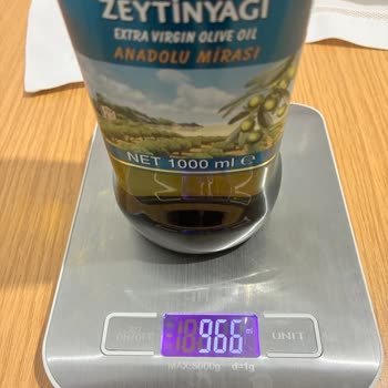Kristal Zeytinyağında 1 Litre Yerine 965 Ml Verildi