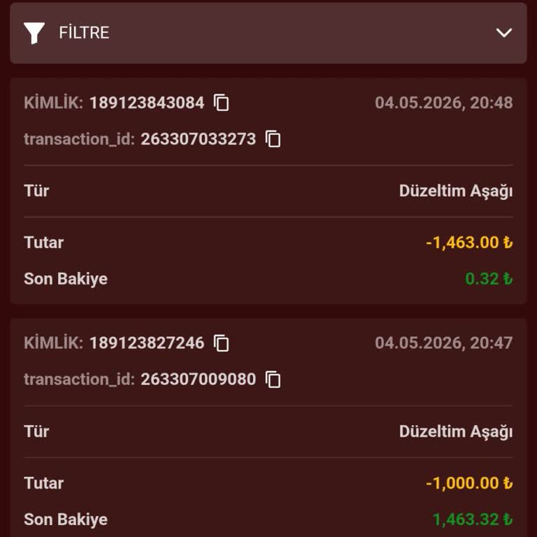 Wipbet Hesabımdan 2.500 TL Bakiyenin Açıklamasız Silinmesi Ve İadesi Talebi