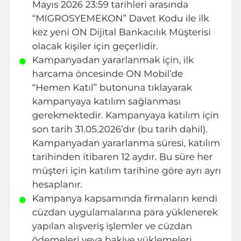 Burgan Bank Migros Yemek Kampanyasındaki 300 TL İade Sorunu Ve Müşteri Hizmetlerine Ulaşılamama