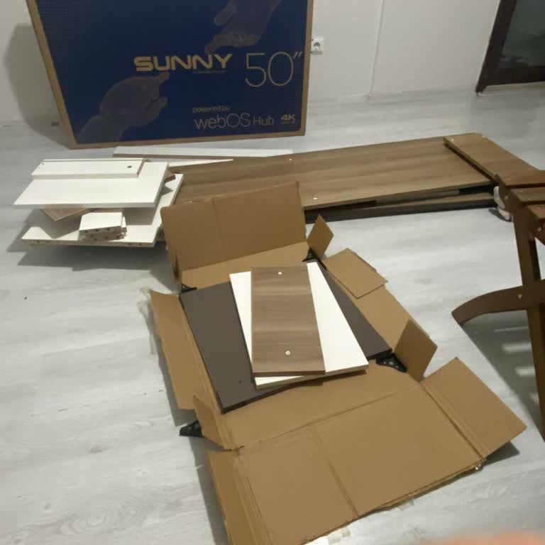 TV Ünitesinde Eksik Parçalar Ve Vidalar İçin Hızlı Çözüm Talebi