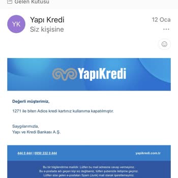 Kapalı Karttan Gelen İşlem Ücretinin İadesi Talebi