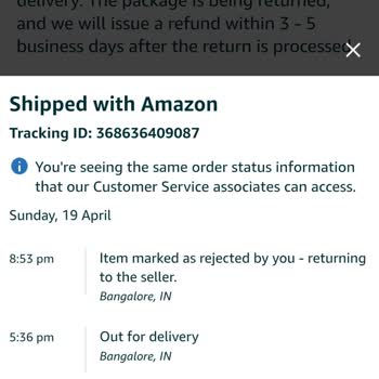 I Face Amazon Replacement Issue After Receiving Damaged Product