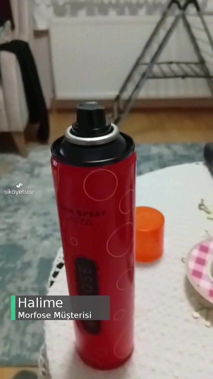 Morfose Saç Spreyi Şikayeti videonun kapak resmi