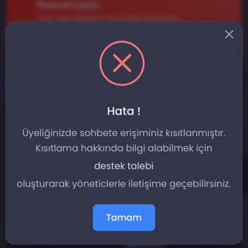 Haksız Sohbet Kısıtlaması Ve 9.500 TL Çekme Sorunu