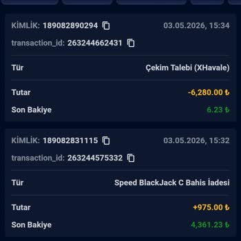Betplay Tamamlanan Çevrim Olmasına Rağmen 6.280 TL Çekim Reddi