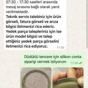 Schafer Düdüklü Tencerem İçin Conta Temini Ve Teknik Servis İletişim Sorunu