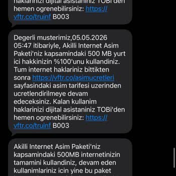 30 GB İnternetim 10 Dakikada Bitti Ve 1.250 TL Kesildi, İade Talebi