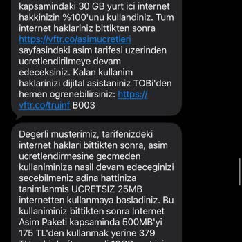 30 GB İnternetim 10 Dakikada Bitti Ve 1.250 TL Kesildi, İade Talebi