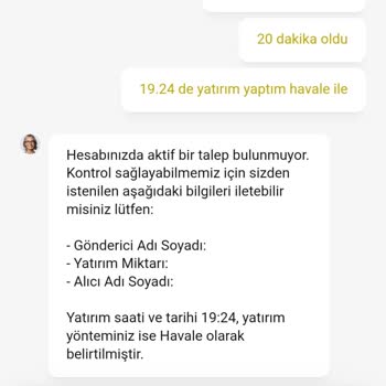 Havale Yatırımı Sonrası Bakiyenin Gecikmesi Nedeniyle 5.000 TL Kayıp Ve Özel Oran Kaçırılması