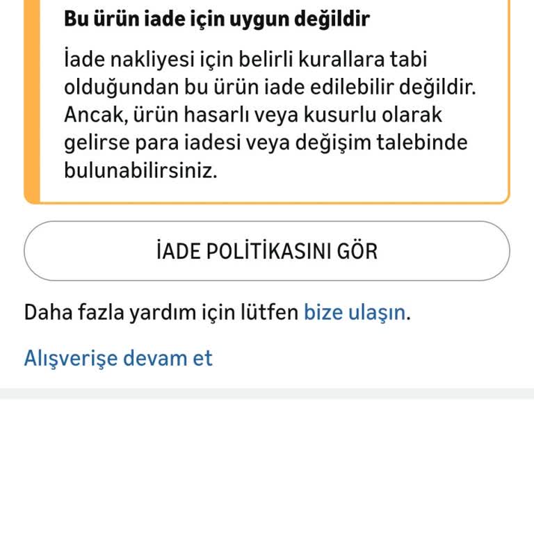İade Talebim Sistem Tarafından Reddedildi Ve Destek Yanıtı Gelmedi