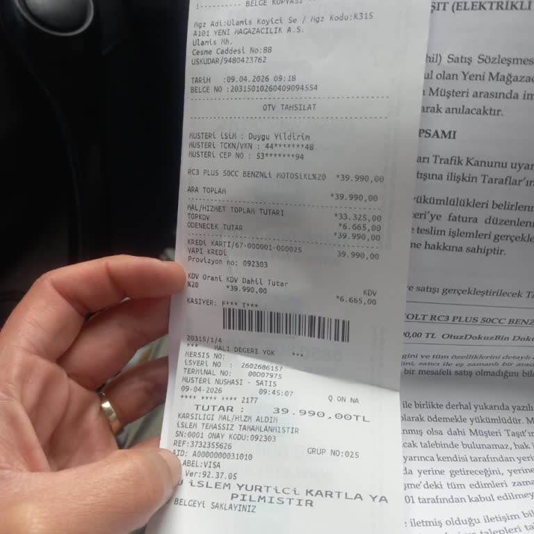 A101’den Alınan Motorun Teslimatı 1 Ay Gecikti, Bilgi Verilmedi