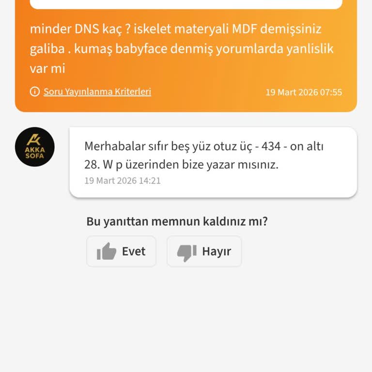 Teslim Edilmeyen Koltuk Takımı Ve İade Talebi