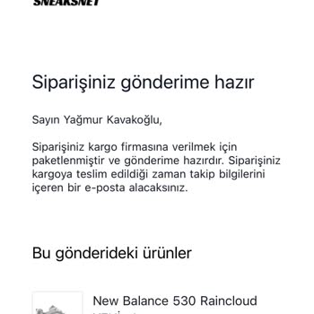 Sneaksnet'ten Tekrarlayan Yanlış Ürün Gönderimi Ve İade İhmali