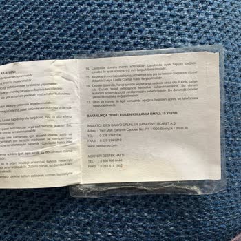 Garanti Kapsamında Kırılan Klozet Menteşesi İçin Parça Ve Yetkili Servis Talebi