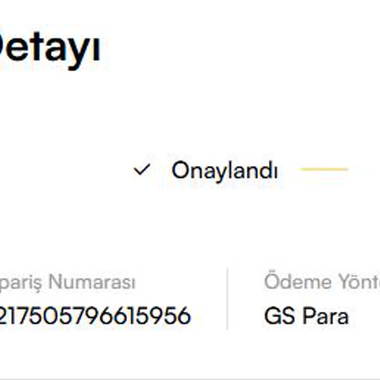GS Store'da Siparişimin Kargoya Gönderilmemesi Ve Ücret İadesi Talebi