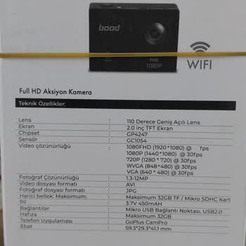 Bood 2200 Aksiyon Kameranın 1080p Full HD Video Özelliği Çalışmıyor Ve Donma Yaşıyor