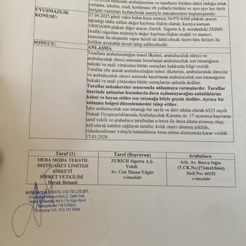 Zurich Sigorta Değer Kaybı Ödemesini Geciktiriyor Ve Ödeme Yapmıyor