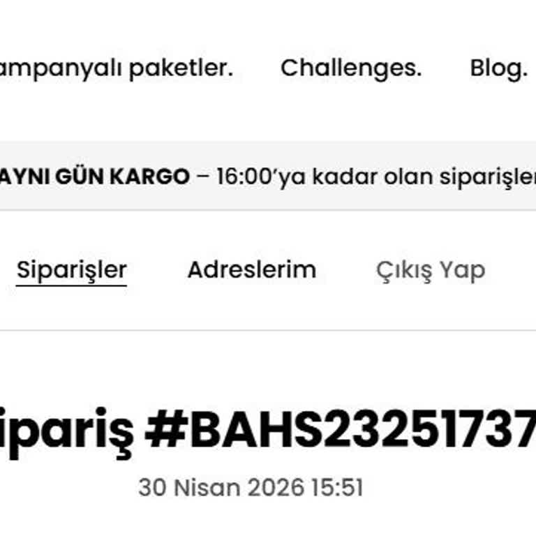 Siparişimin Kargo Gecikmesi Ve Bilgilendirme Eksikliği