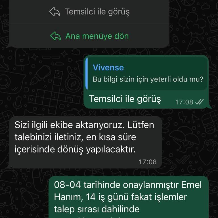 İade Edilen Ürünün Geri Ödemesi Alınmadı