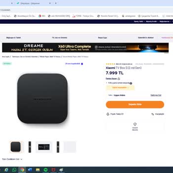 Xiaomi TV Box Siparişimin Gönderilmemesi Ve Stok Yanıltması