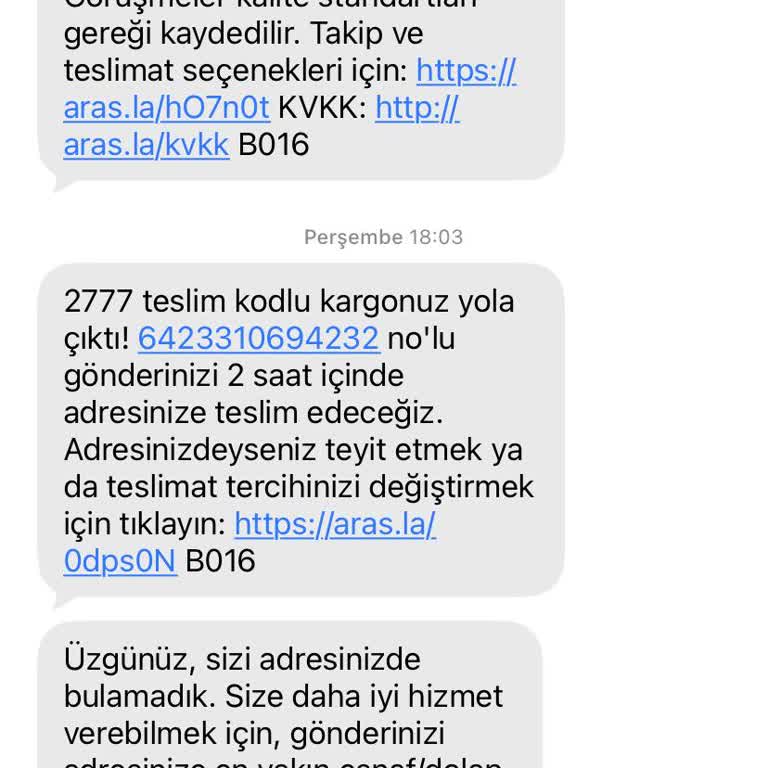 Aras Kargo Yakacık Şubesinde Bildirimsiz İade Ve Ek Ücret Mağduriyeti