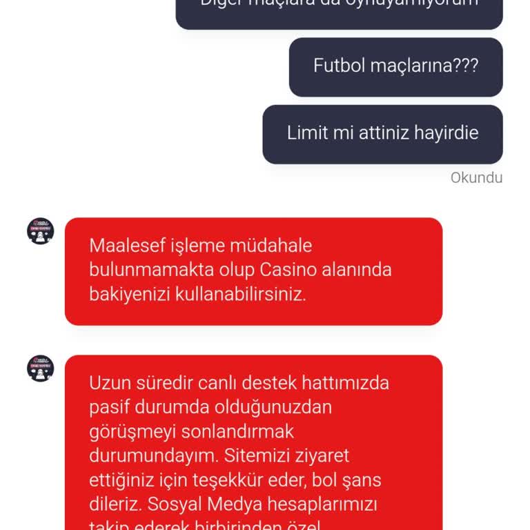 Spor Bahislerinde Açıklamasız Limit Kısıtlaması