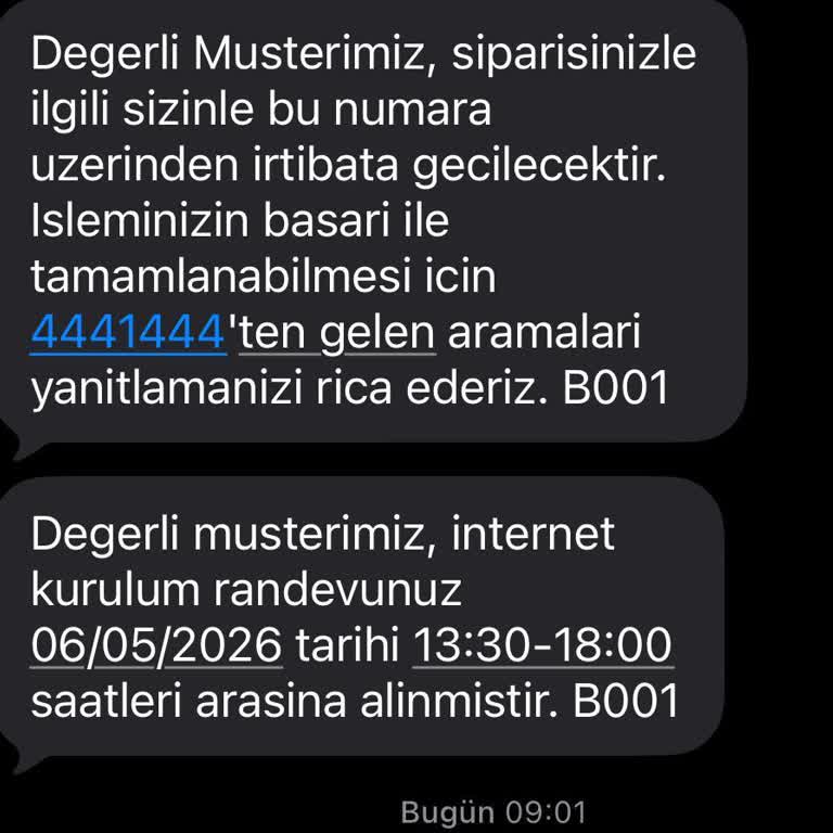 Türk Telekom Randevu Değişikliği Önceden Bildirilmedi