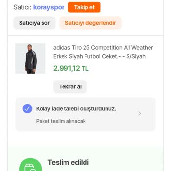 Koray Spor’un Yanıltıcı Stok Bildirimi Ve Yanlış Beden Gönderimi