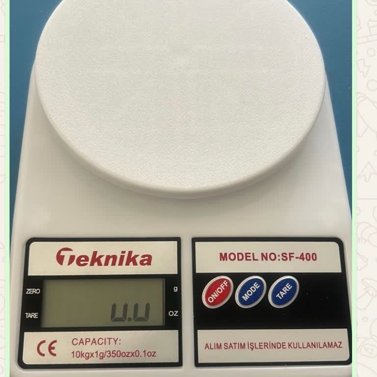 Arızalı Hassas Tartı Ve Cevapsız Satış Sonrası Destek