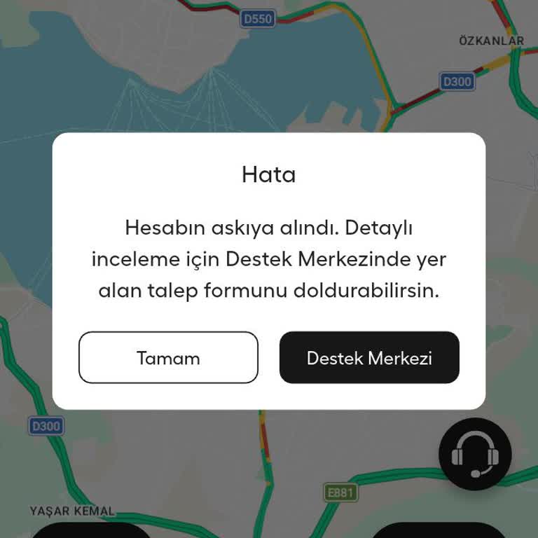 Martı Tag Sürücüsü Hesabım Açıklama Alınmadan Askıya Alındı Ve Gelir Kaybı Yaşıyorum