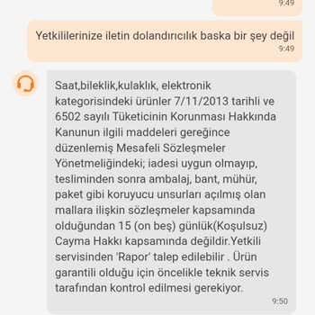 Kumanda Arızası Ve Uzayan Analiz Süreci İade Hakkımı Yitirtti