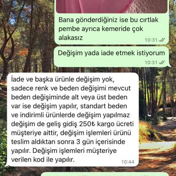 Bulem Butik'ten Aldığım Elbisede Renk Uyuşmazlığı Ve İade Reddi