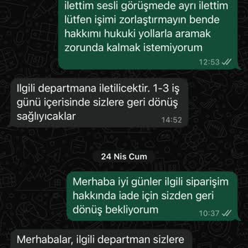 Kutu Butik'te Ürün Gönderilmedi, 14 Gün İçinde İade Yapılmadı