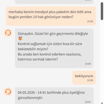 İzinsiz Trendyol Plus Otomatik Yenilemesi Ve Çekilen 75 TL
