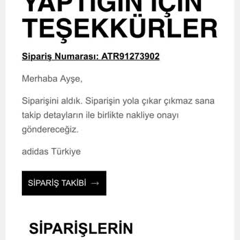 Adidas Siparişinde Teslimat Gecikmesi Ve Saygısız Müşteri Temsilcisi