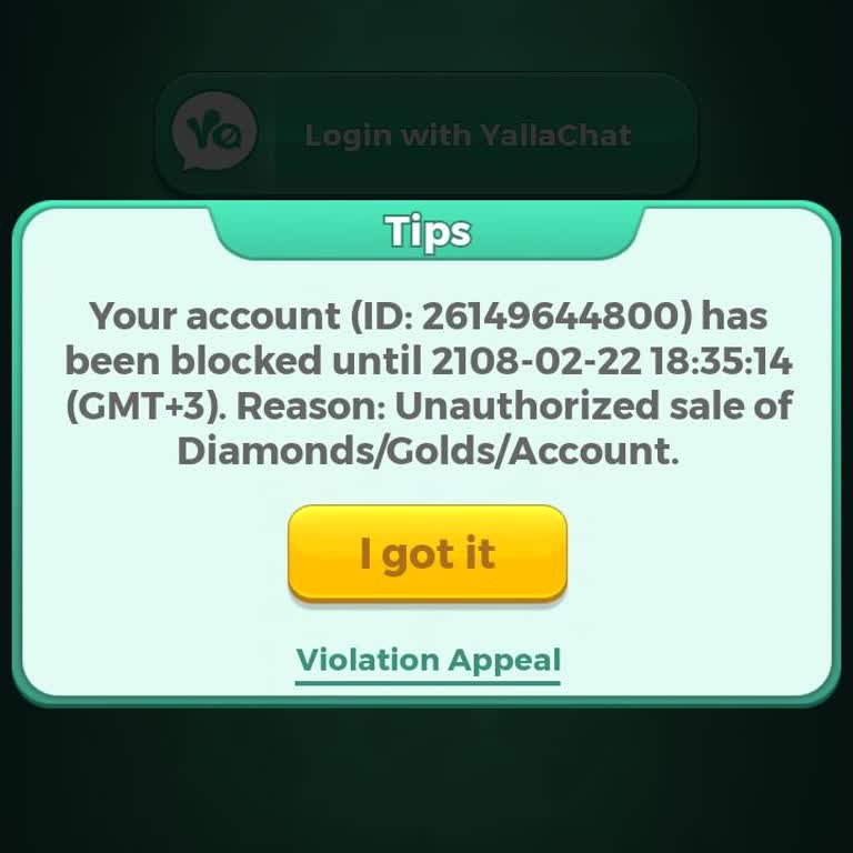 I Face Yalla Ludo Account Ban for Hacking I Did Not Do