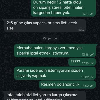 Biforma’da Sipariş Kargoya Verilmedi Ve İade Yapılmadı